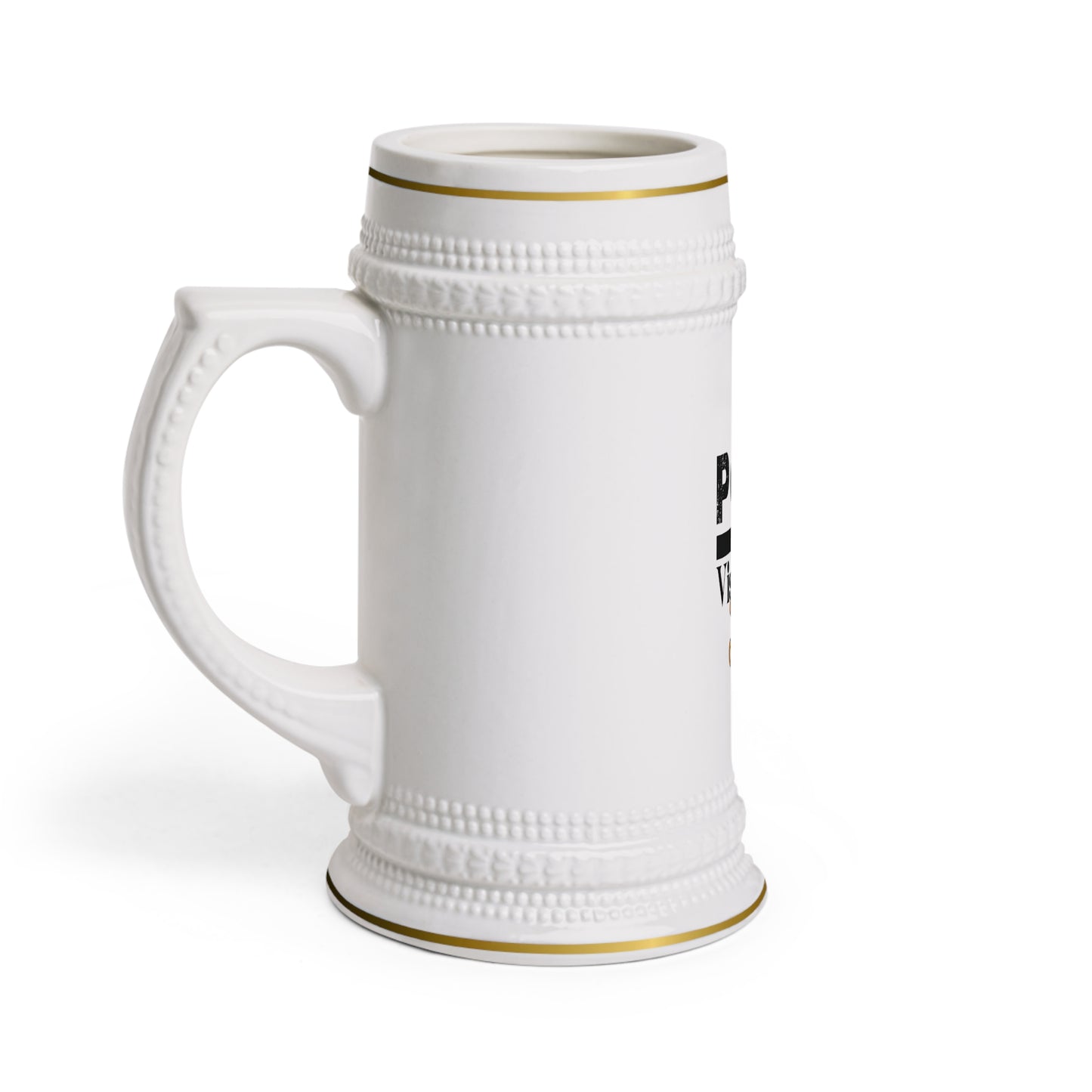 Beer Stein Mug: There is Power In A Vision Driven Family