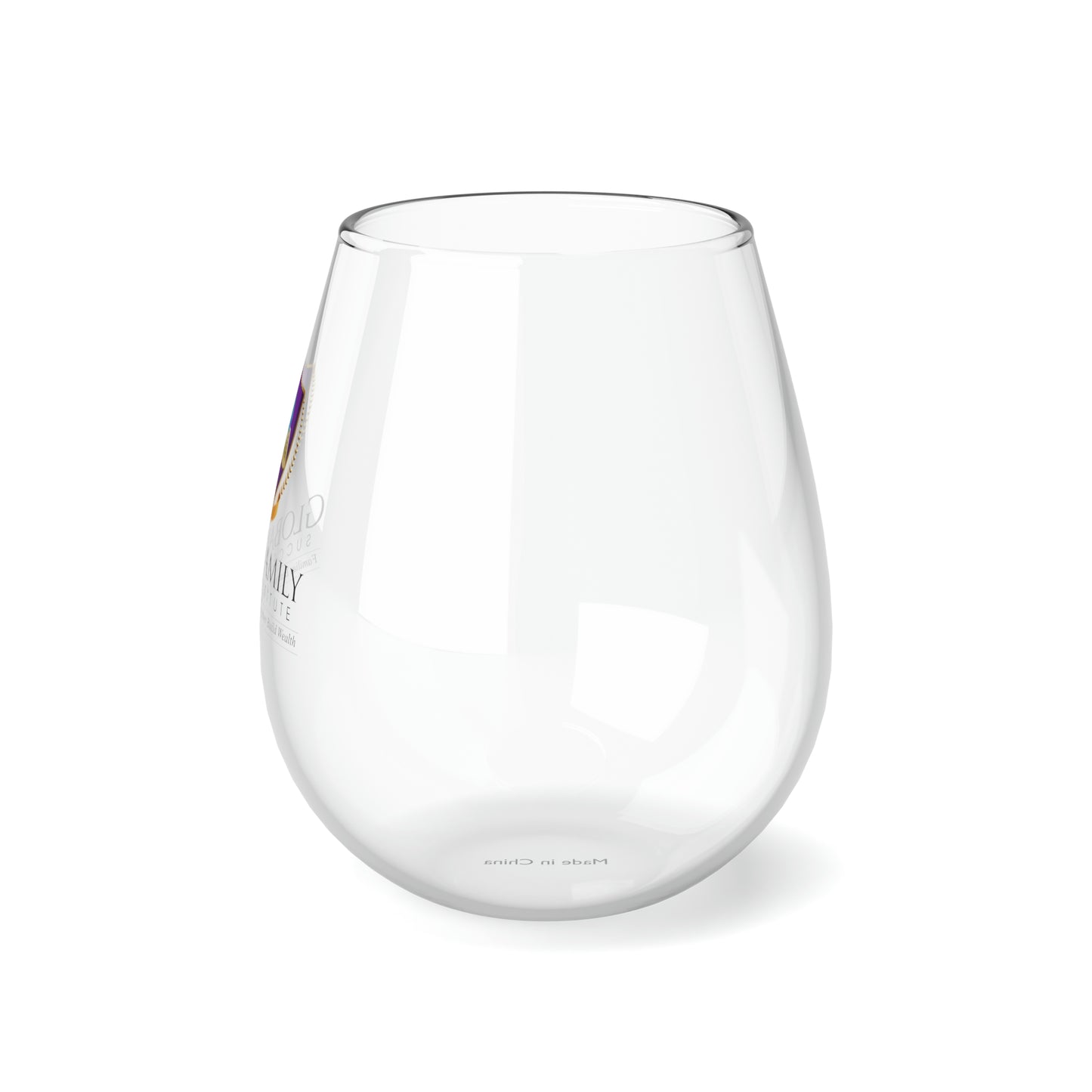 Stemless Wine Glass, 11.75oz Global Family Success Institute