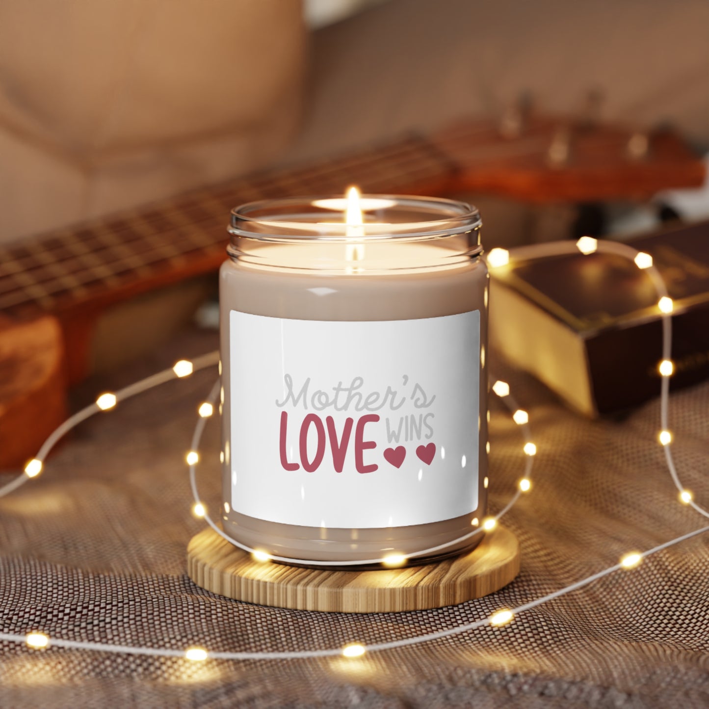 Scented Soy Candle, 9oz: Mother's Love Wins