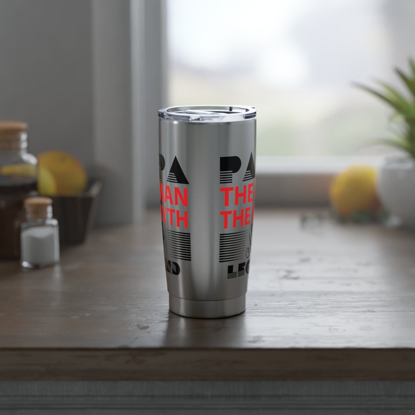 Vagabond 20oz Tumbler: Papa The Man The Myth The Legend