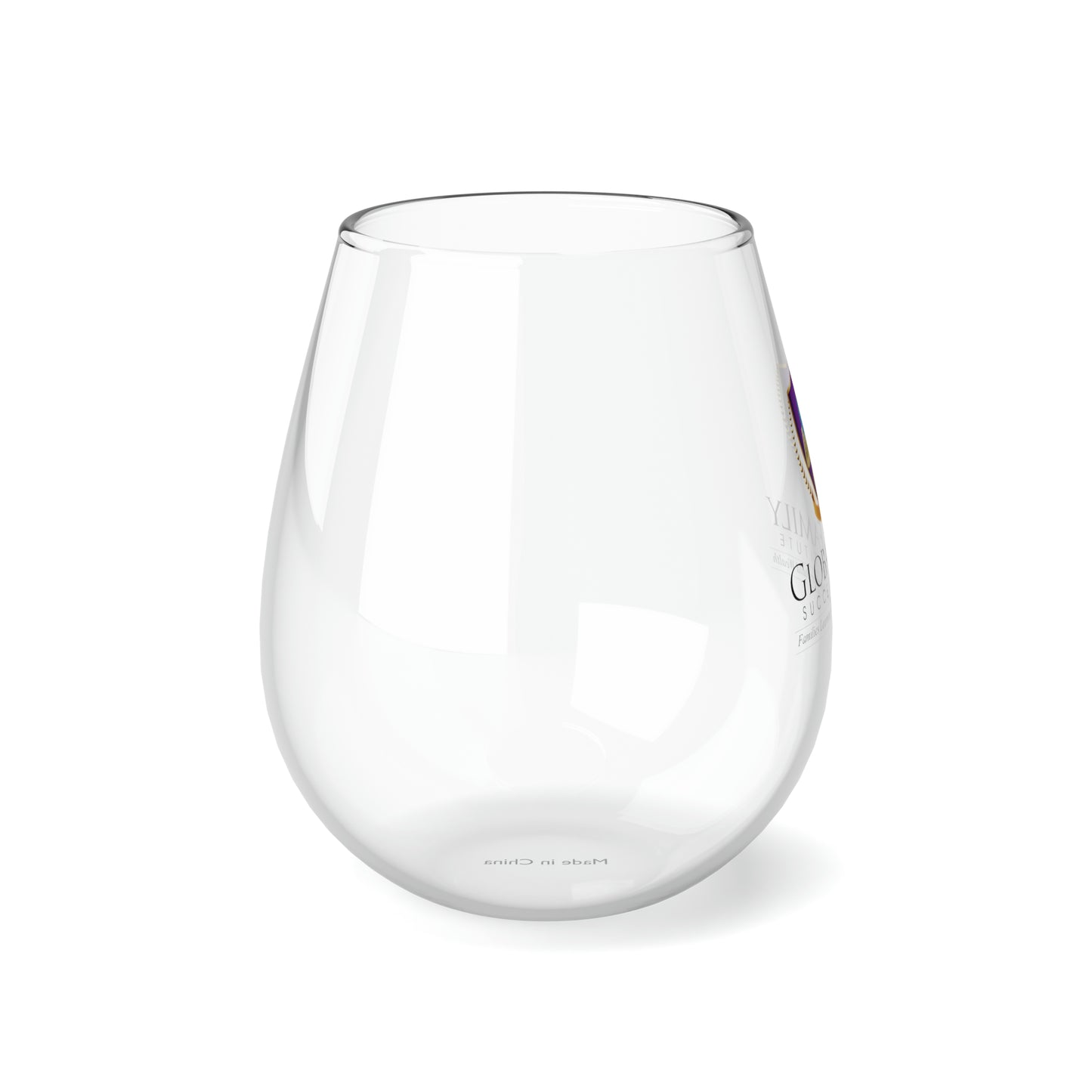 Stemless Wine Glass, 11.75oz Global Family Success Institute