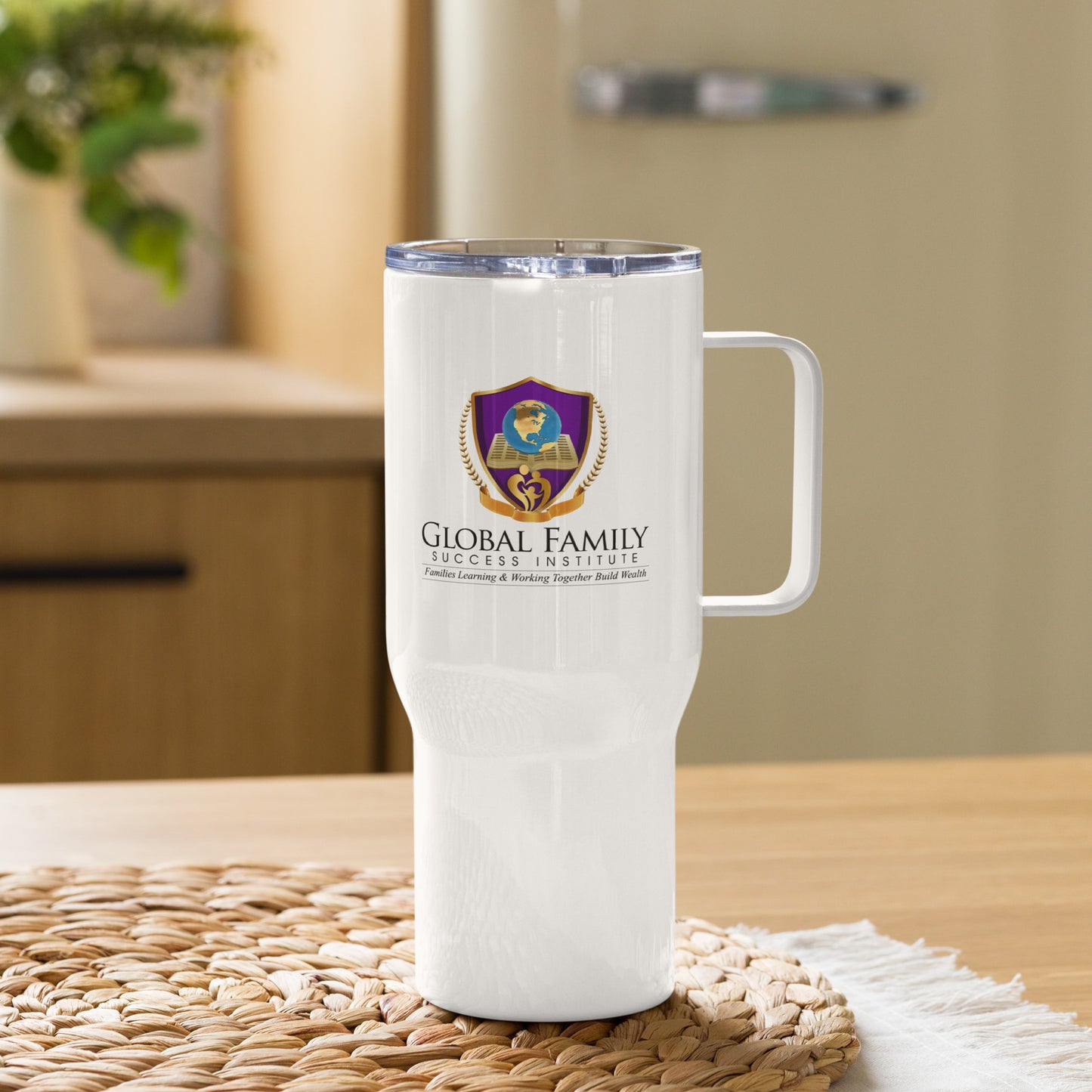 Travel Mug with a Handle: Global Family Success Institute