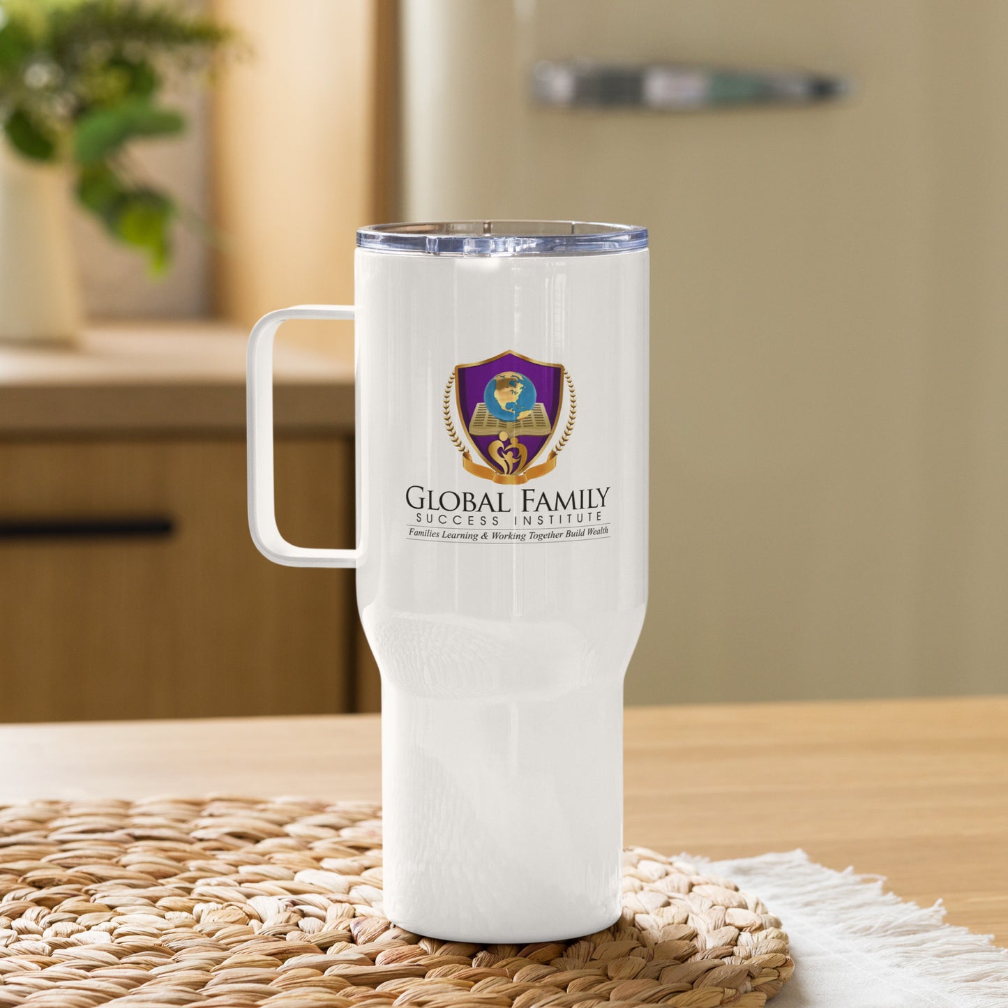 Travel Mug with a Handle: Global Family Success Institute