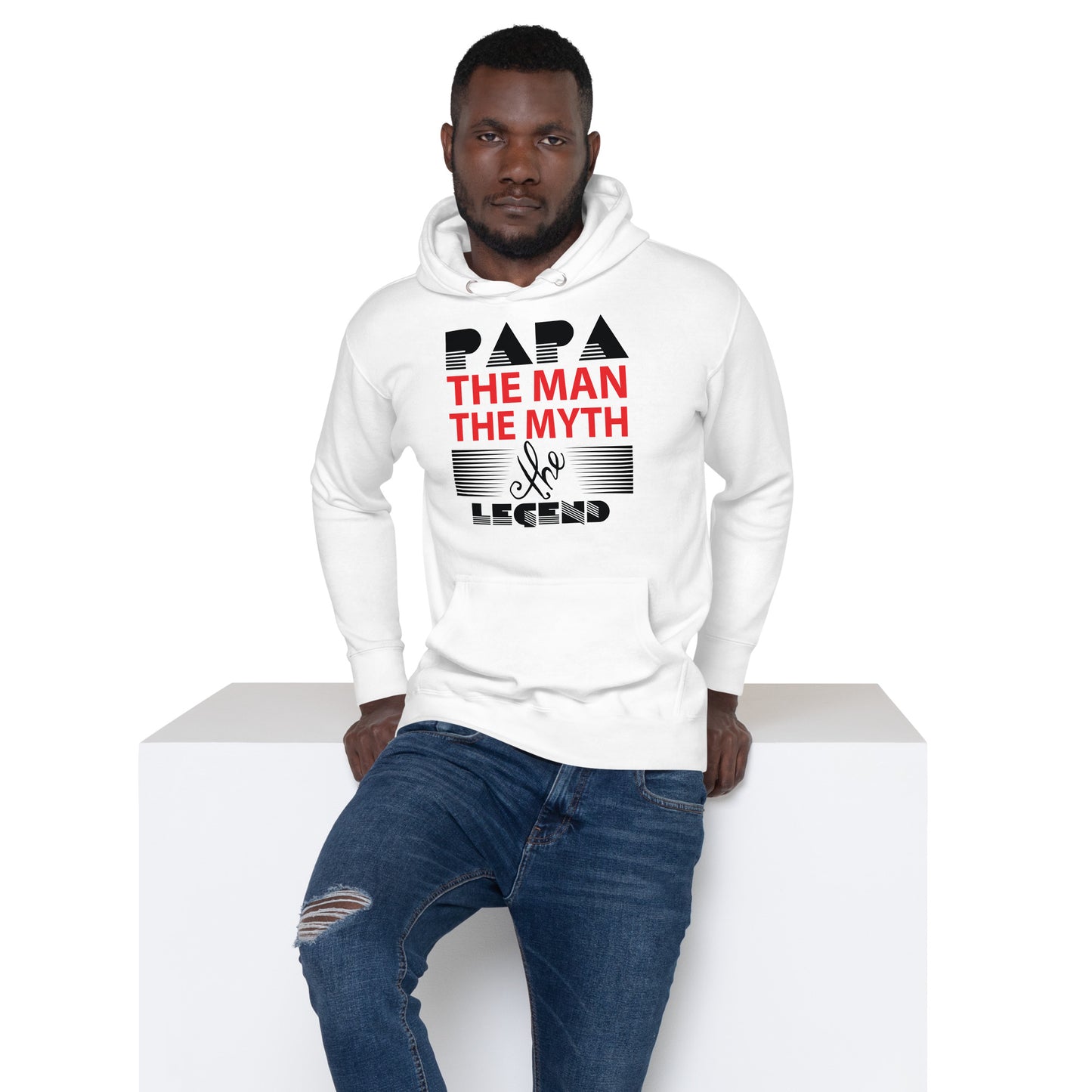 Unisex Hoodie: Papa The Man The Myth The Legend