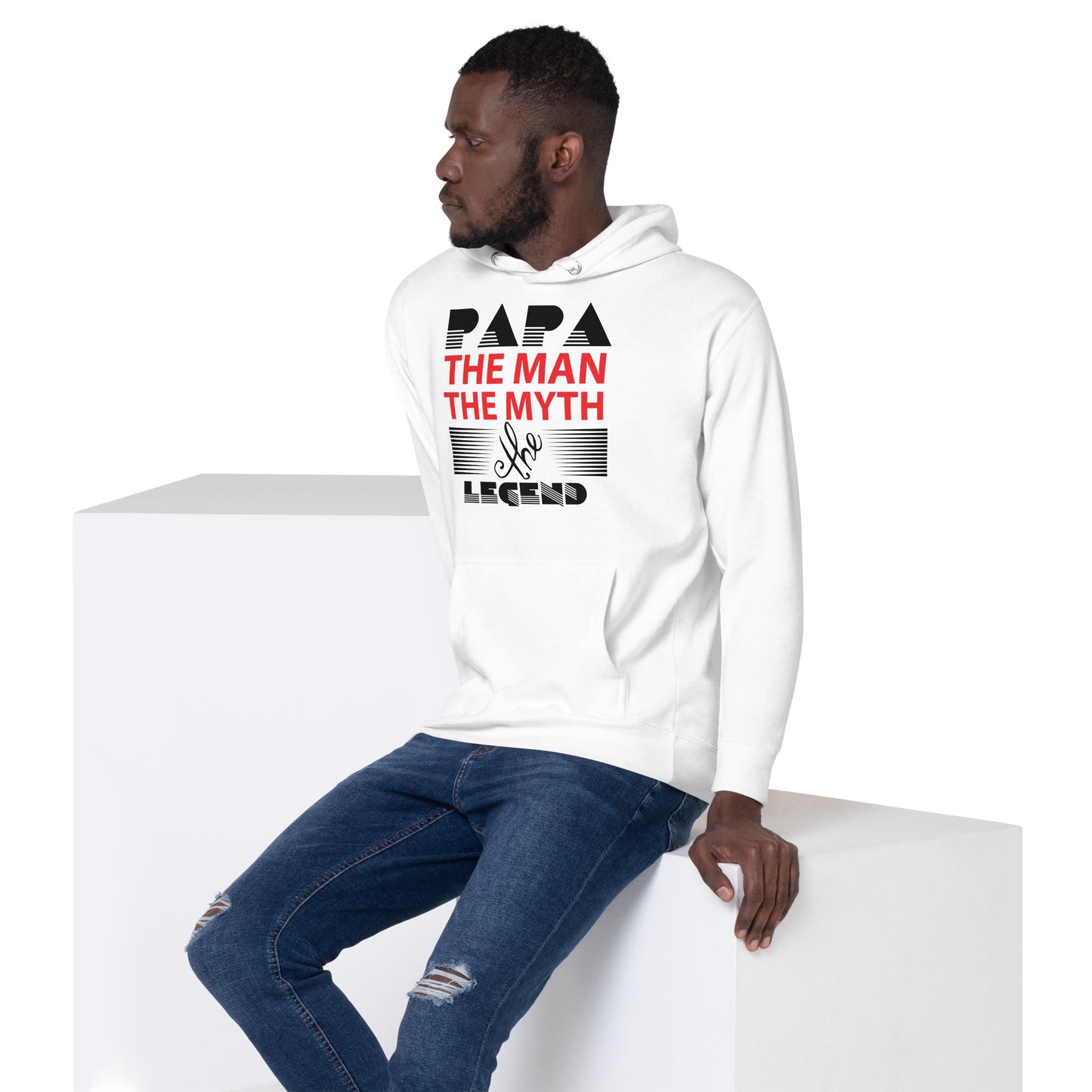 Unisex Hoodie: Papa The Man The Myth The Legend